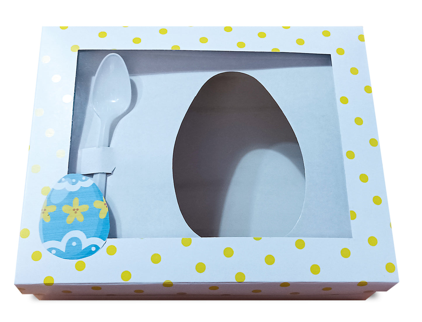Caja para Huevo de Chocolate con Cuchara Al Detalle/Por Mayor
