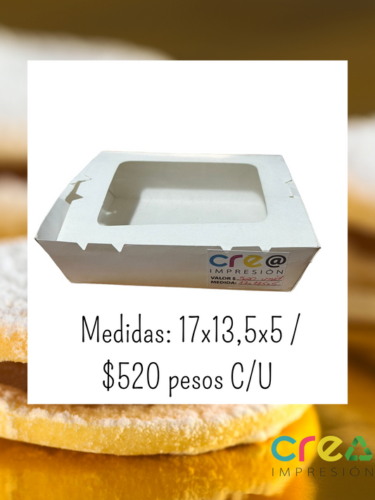 Caja C/ Visor torta (Trapecio)