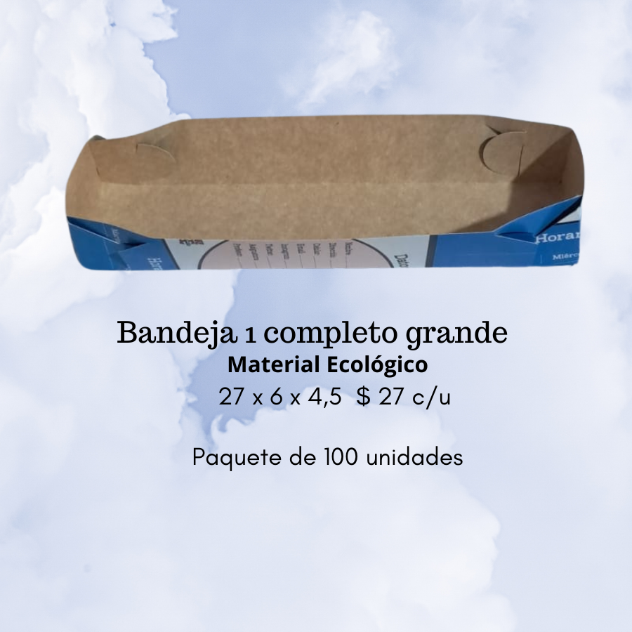 Bandejas para Completos Grandes