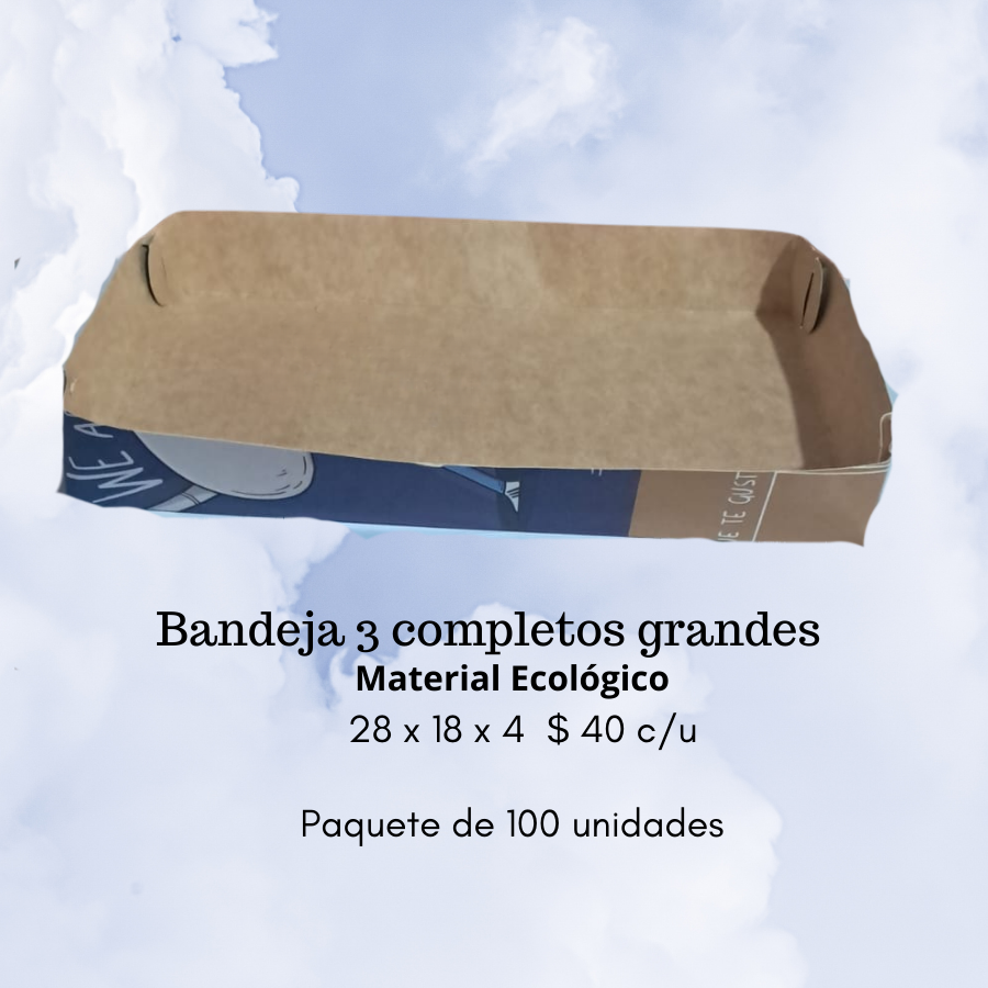 Bandejas para Completos Grandes