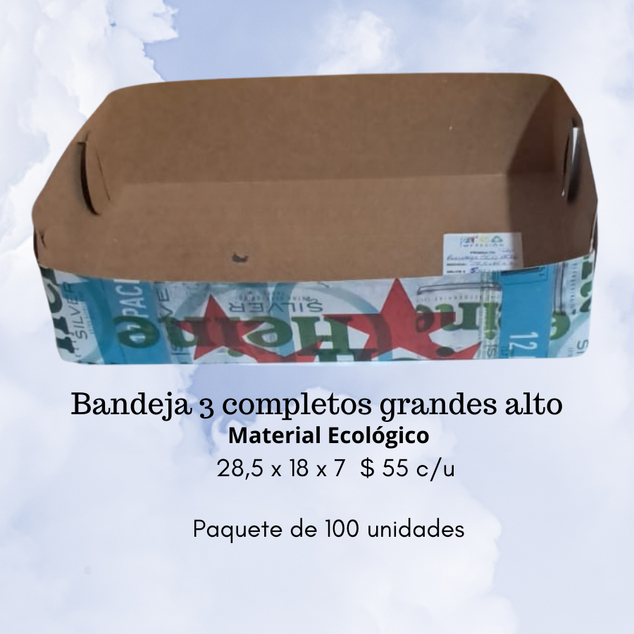 Bandejas para Completos Grandes