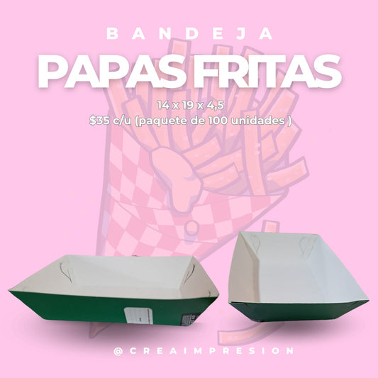 Bandeja para Papas Fritas